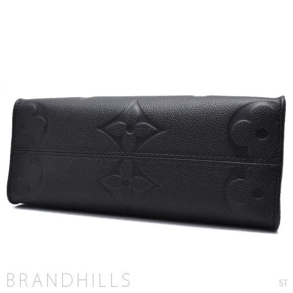 Louis Vuitton On The Go PM Handbag Emplant Noir Black - Picture 4 of 7
